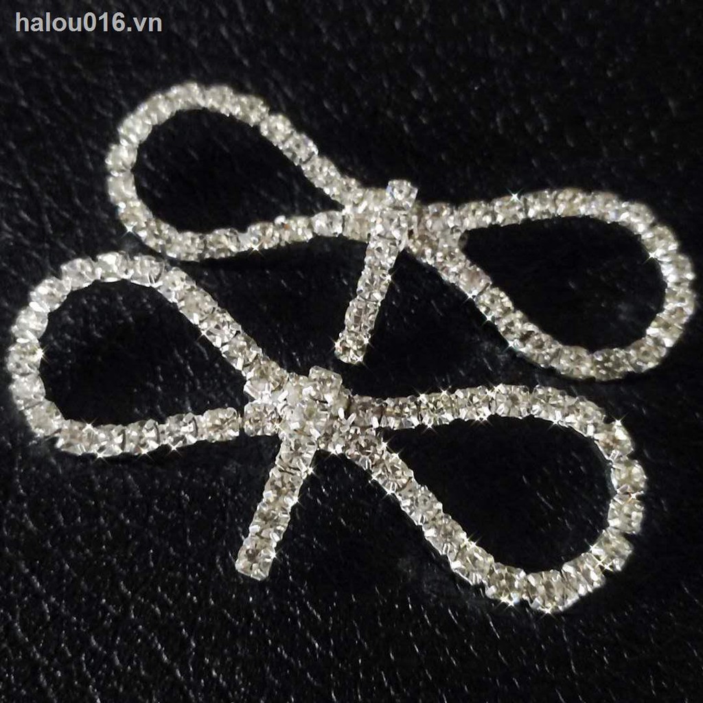 Ghim Cài Áo Hình Nơ Đính Kim Cương Giả Thời Trang Cho Nữ