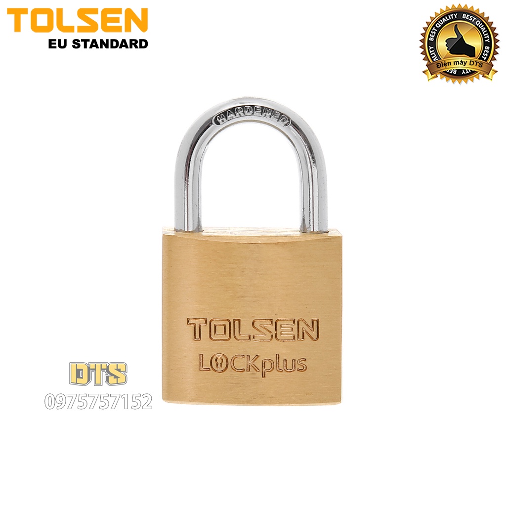 Ổ khoá đồng mật khẩu 3 số công nghiệp TOLSEN, khoá bấm khoá vali siêu cứng, chống cắt, chống trộm - Tiêu chuẩn châu Âu