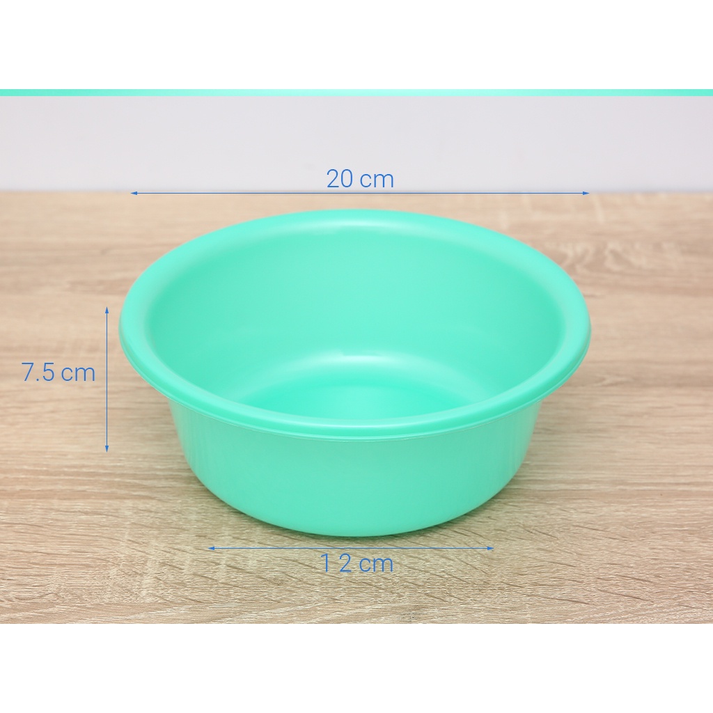 Thau nhựa 2T0 Duy Tân chậu rộng 20 cm