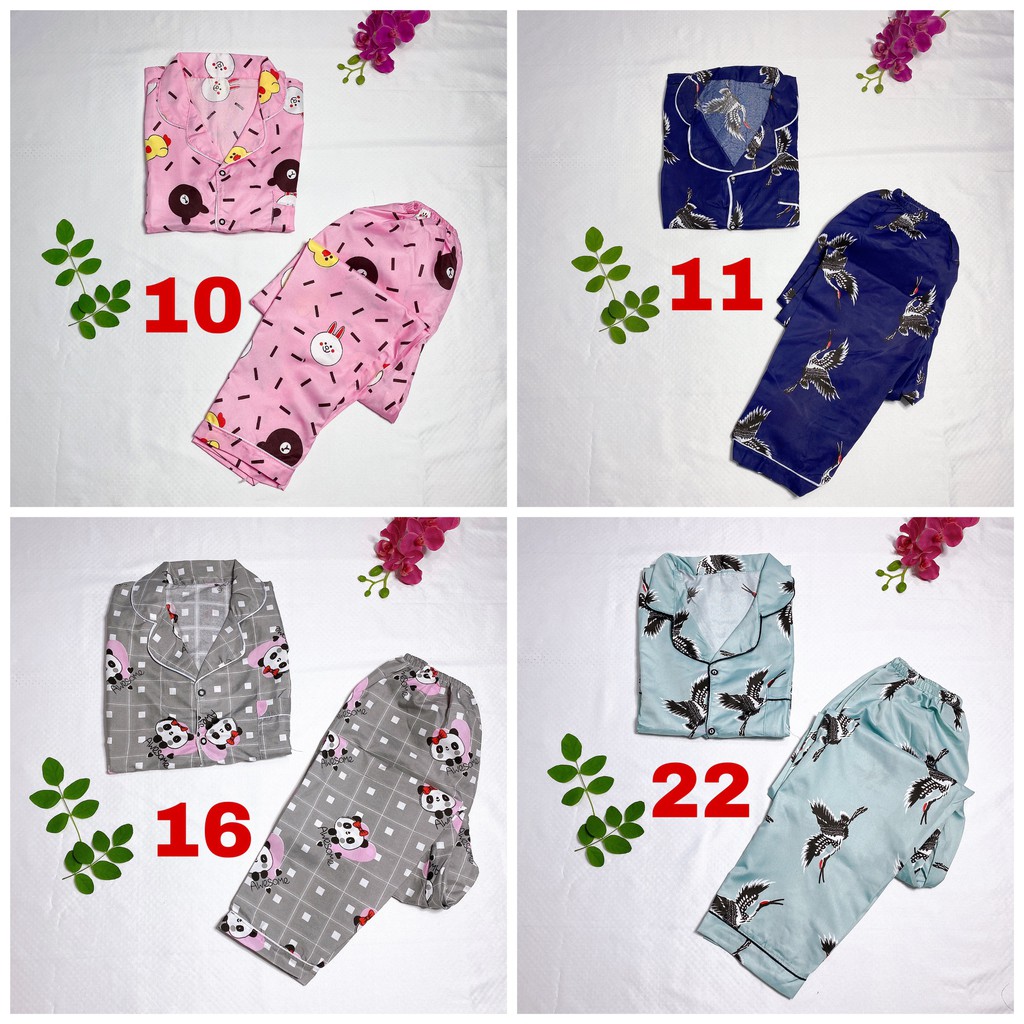 [Link 2] Mẫu mới về đồ bộ pijama ngủ mặc nhà thái lan chất kate thái loại 1