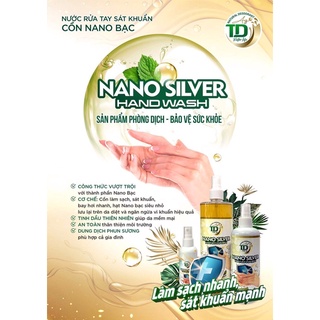 Nước rửa tay khô Nano bạc - NANO SILVER HAND-WASH