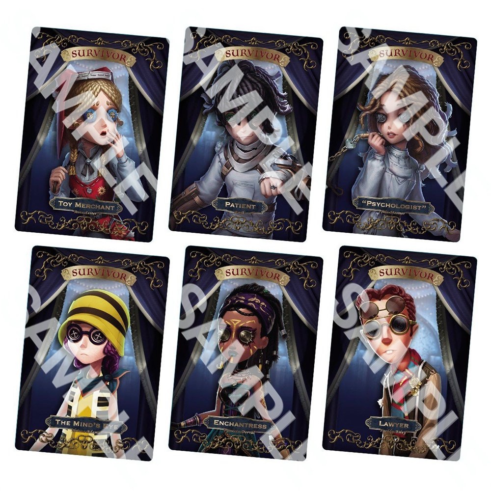 Ảnh card bo góc in hình nhân vật game IDENTITY V M1 anime chibi sưu tầm thẻ bo viền 5*8cm