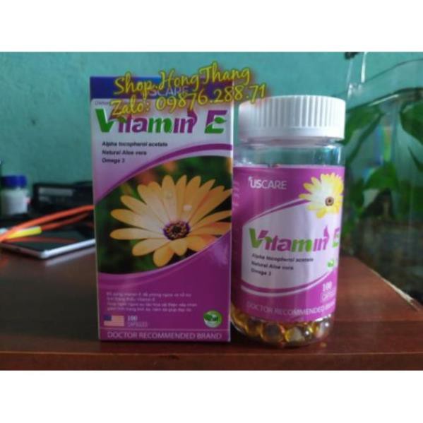 Viên uống vitamin E hoa cúc đẹp da, chống lão hoá, làm mịn và sáng da