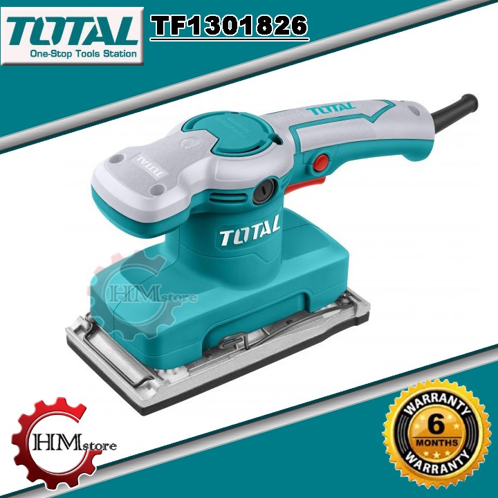 [100% Chính hãng] Máy chà rung nhám chữ nhật TOTAL TF1301826 320w - Chà nhám gỗ bảo hành 6 tháng