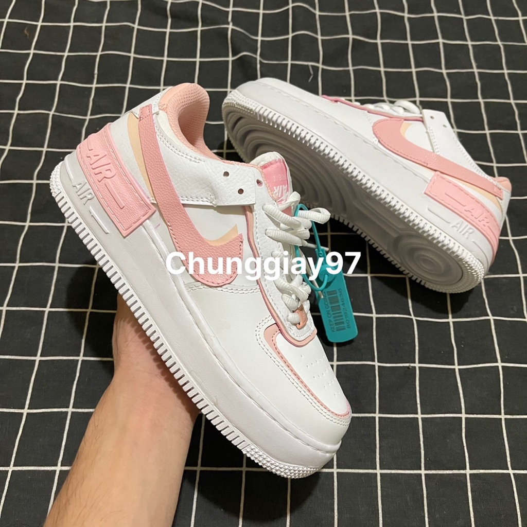 Giày AF1 shadow hồng cam cao cấp