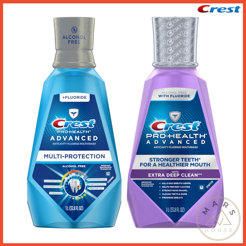Nước súc miệng Crest Pro-Health Advanced chai 1 Lít