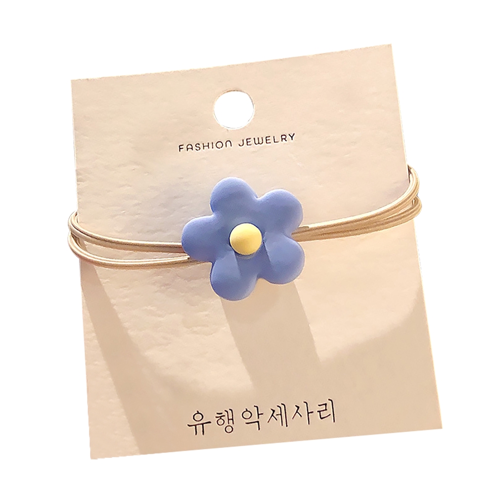 Dây Buộc Tóc Gắn Hoa Dễ Thương Cho Nữ