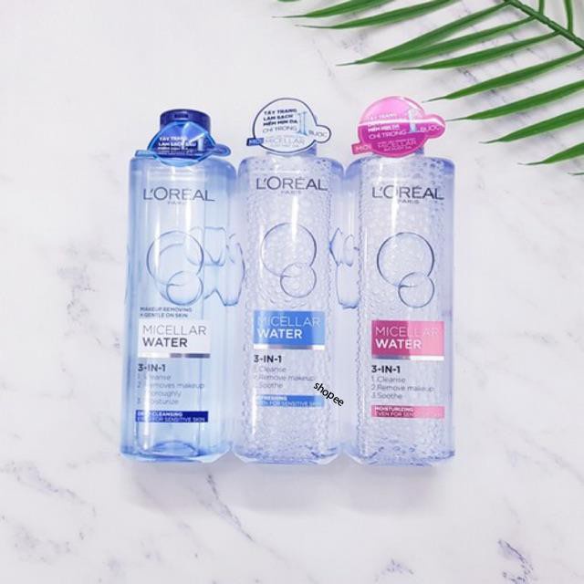 Nước tẩy trang L'Oreal Paris Micellar Water 3 in 1