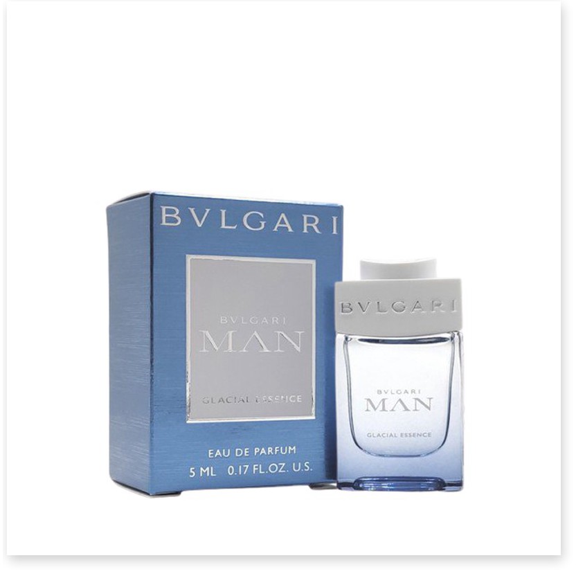 [Voucher giảm giá cho khách sỉ mỹ phẩm chính hãng] Nước Hoa Mini Nam Bvlgari Man Glacial Essence EDP 5ml