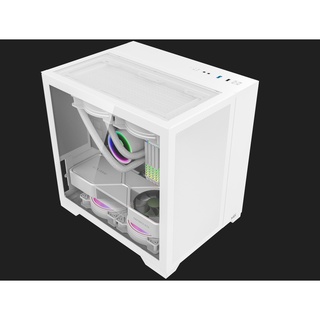 Vỏ case máy tính MIK LV12 mini flow trắng