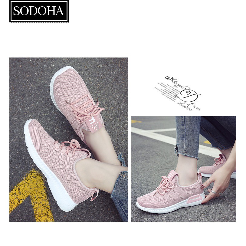 Giày Thể Thao Sneaker Nữ SODOHA SDHF001