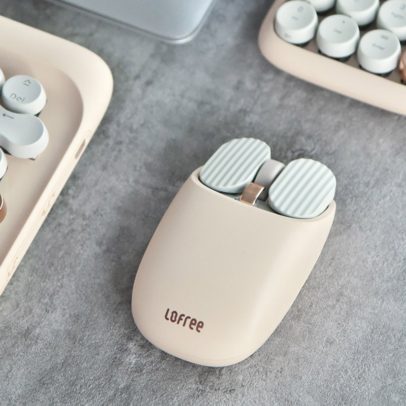 Chuột Xiaomi LOFREE bluetooth 2.4G không dây cho máy tính