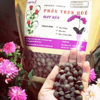 Phân trùn quế vẻnut cao cấp hạt mận gói 1k