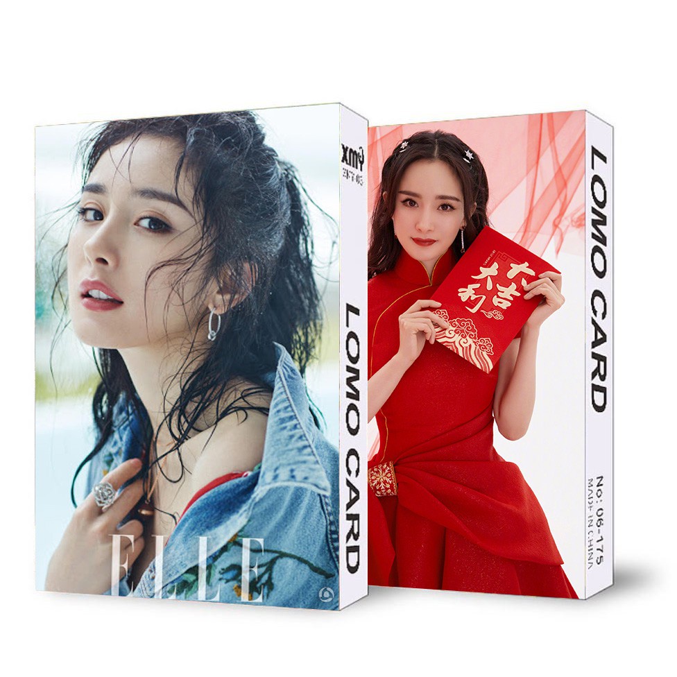 ( không kèm hộp ) Ảnh lomo IN HÌNH Dương Mịch 30 tấm idol diễn viên cpop