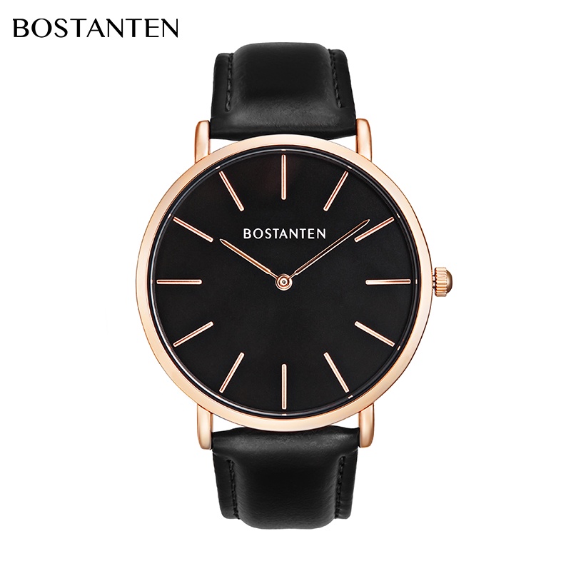 Đồng hồ Bostanten máy Quartz bằng da thời trang cho nam | BigBuy360 - bigbuy360.vn