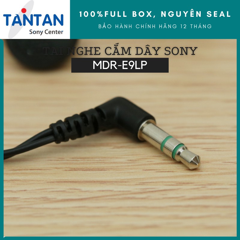 Tai nghe NHÉT TAI Sony MDR-E9LP | FREESHIP | Bộ màng loa 13,5 mm - Dây 1,2 m - Jack cắm 3.5mm - Miếng đệm tai