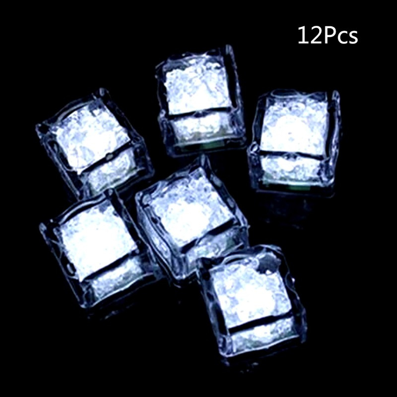 Bộ 12 Đèn Led Hình Viên Đá Phát Sáng Tự Động