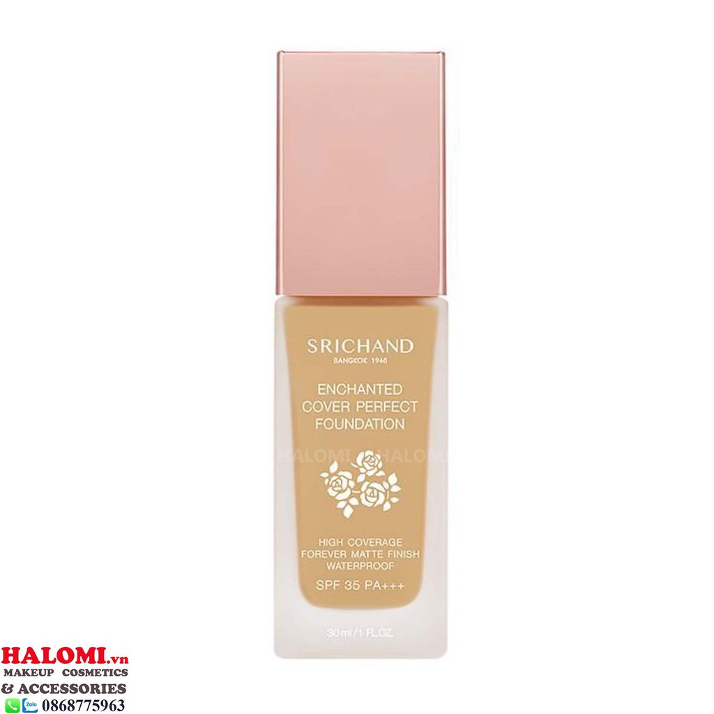 Kem Nền Srichand Thái Lan Enchanted Cover Perfect Foundation SPF35 PA+++ 30ml