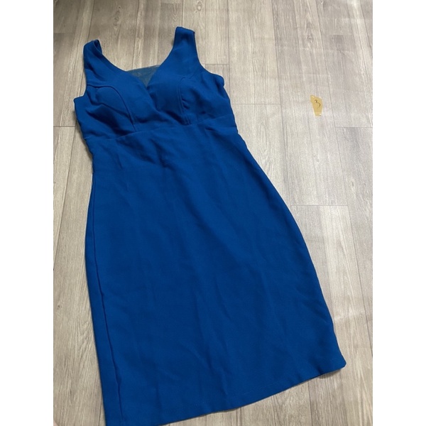 2hand đầm body xanh