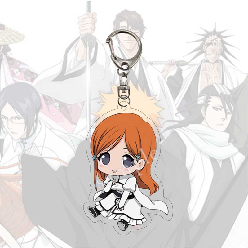Móc Khóa Hình Nhân Vật Kurosaki Ichigo Ishida Uryuu Kuchiki Rukia Hoạt Hình Bleach Bằng Acrylic