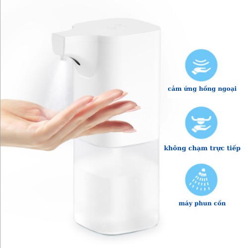 Bình Xịt Xà Phòng Rửa Tay Cảm Biến Tự Động Tiện Lợi Bảo Đảm Vệ Sinh Cho Gia Đình
