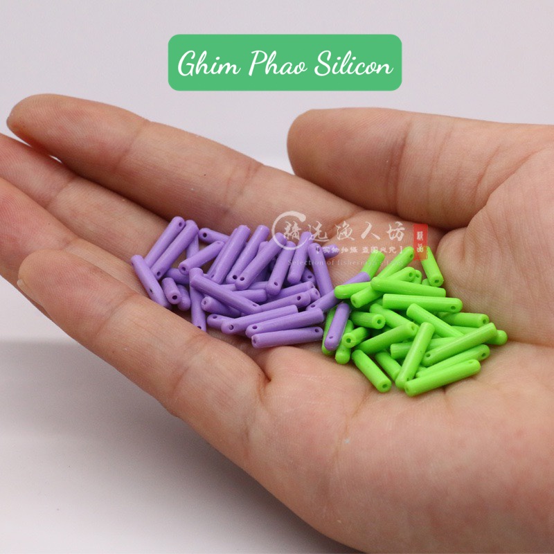 Combo 5 Bộ Set Trục Hạt Silicon + Dây PE - Fang PK2