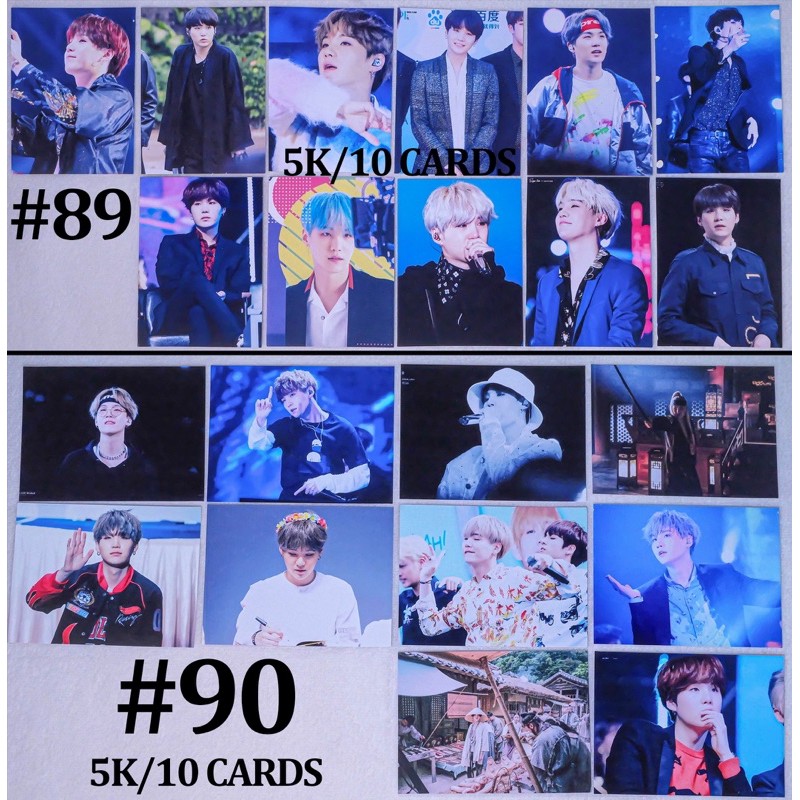 (Có sẵn) Sale set card  SUGA BTS giá rẻ 5