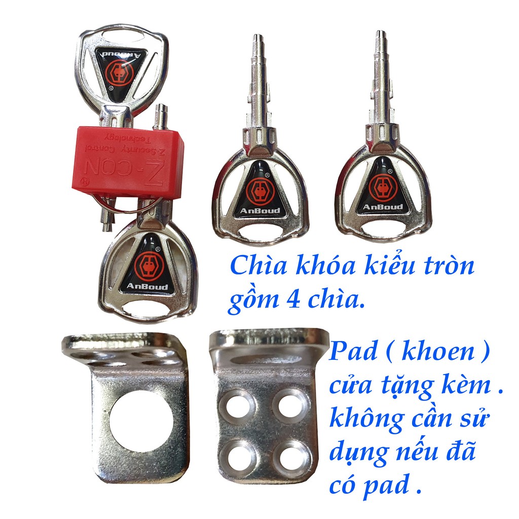 Ổ khóa chụp chống cắt toàn diện pad cửa và gọng khóa GOOD D5-70