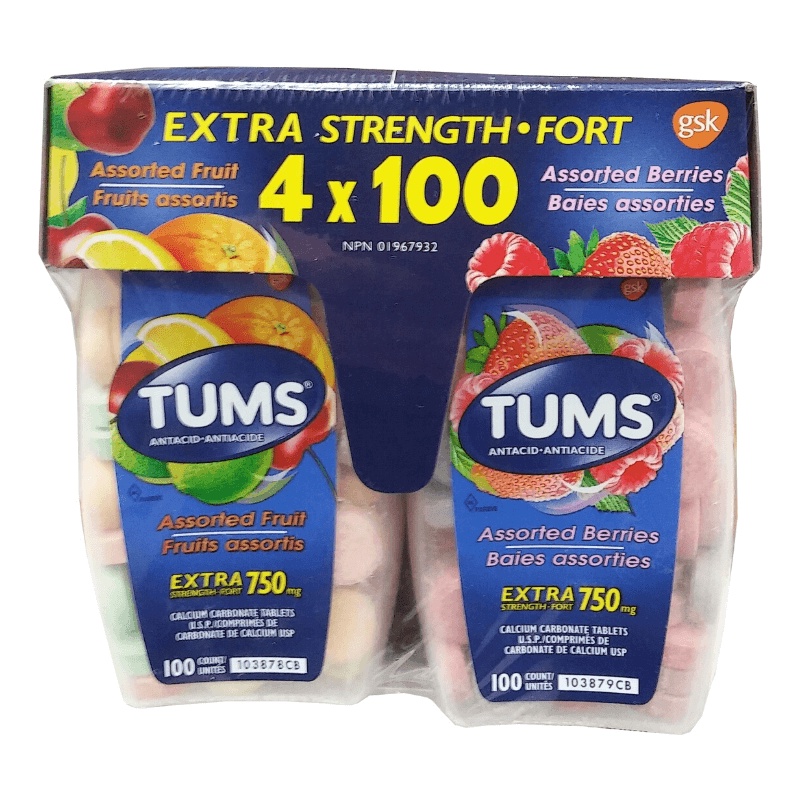 Kẹo ngậm TUMS 100 viên của Mỹ