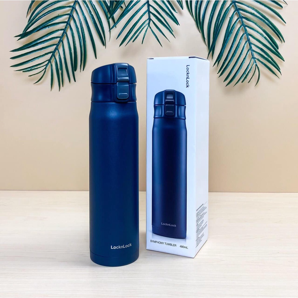 LHC6150NVY - Bình giữ nhiệt LOCK&LOCK Symphony 480ml - Màu xanh navy