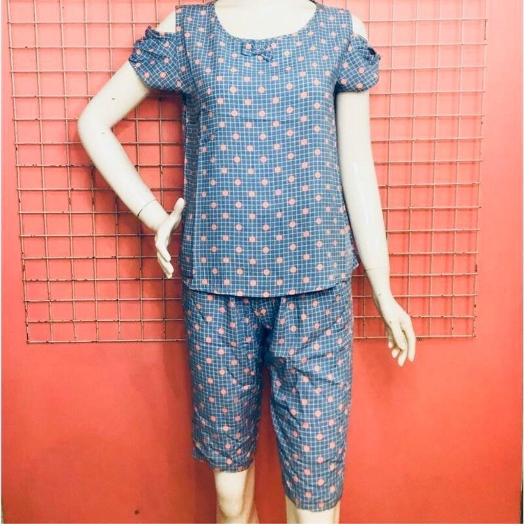 Đồ Bộ Nữ B06 VNXK Kiểu Dáng Lửng Vải Tôn Lanh Rớt Vai (ẢNH SHOP TỰ CHỤP) | BigBuy360 - bigbuy360.vn