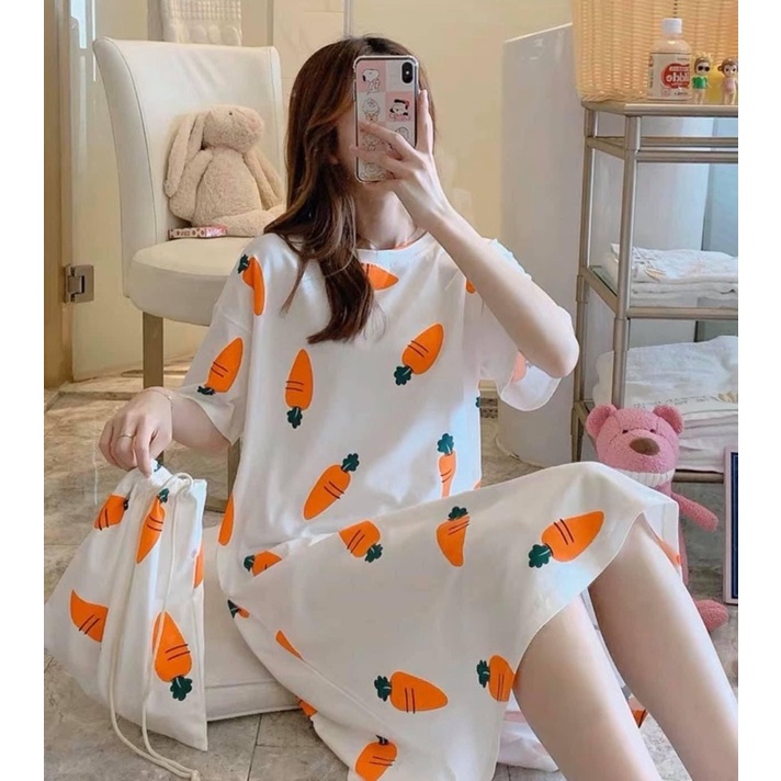 Váy ngủ cotton SALE size 50-75kg