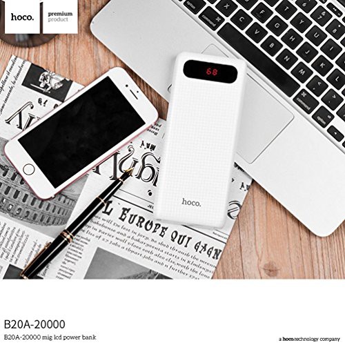 Pin sạc dự phòng Hoco B20A 20000mAh - màn hình LCD