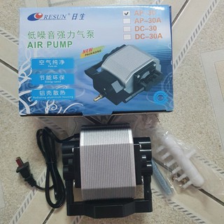 Máy Oxy Resun AP30 (16W - 30Lít/Phút) - Vỏ Nhôm Siêu Êm Siêu Mạnh
