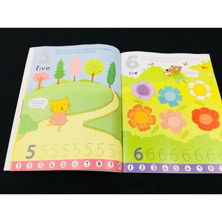 Bộ nhập - Usborne sticker book - First number