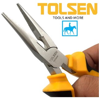TOLSEN Kìm kềm cắt mỏ nhọn 6 inch 160mm long Nose Pliers 10006