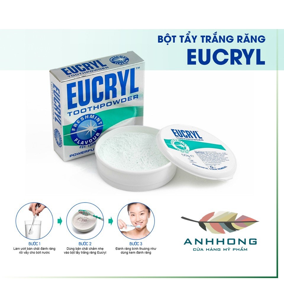 Bột Làm Trắng Răng Eucryl