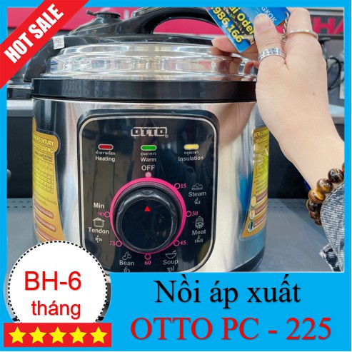 Nồi áp suất Thái Lan OTTO model PC-225 ⚡HÀNG NỘI ĐỊA THÁI ⚡MUA TRỰC TIẾP THÁI LAN KHÔNG QUA TRUNG GIAN