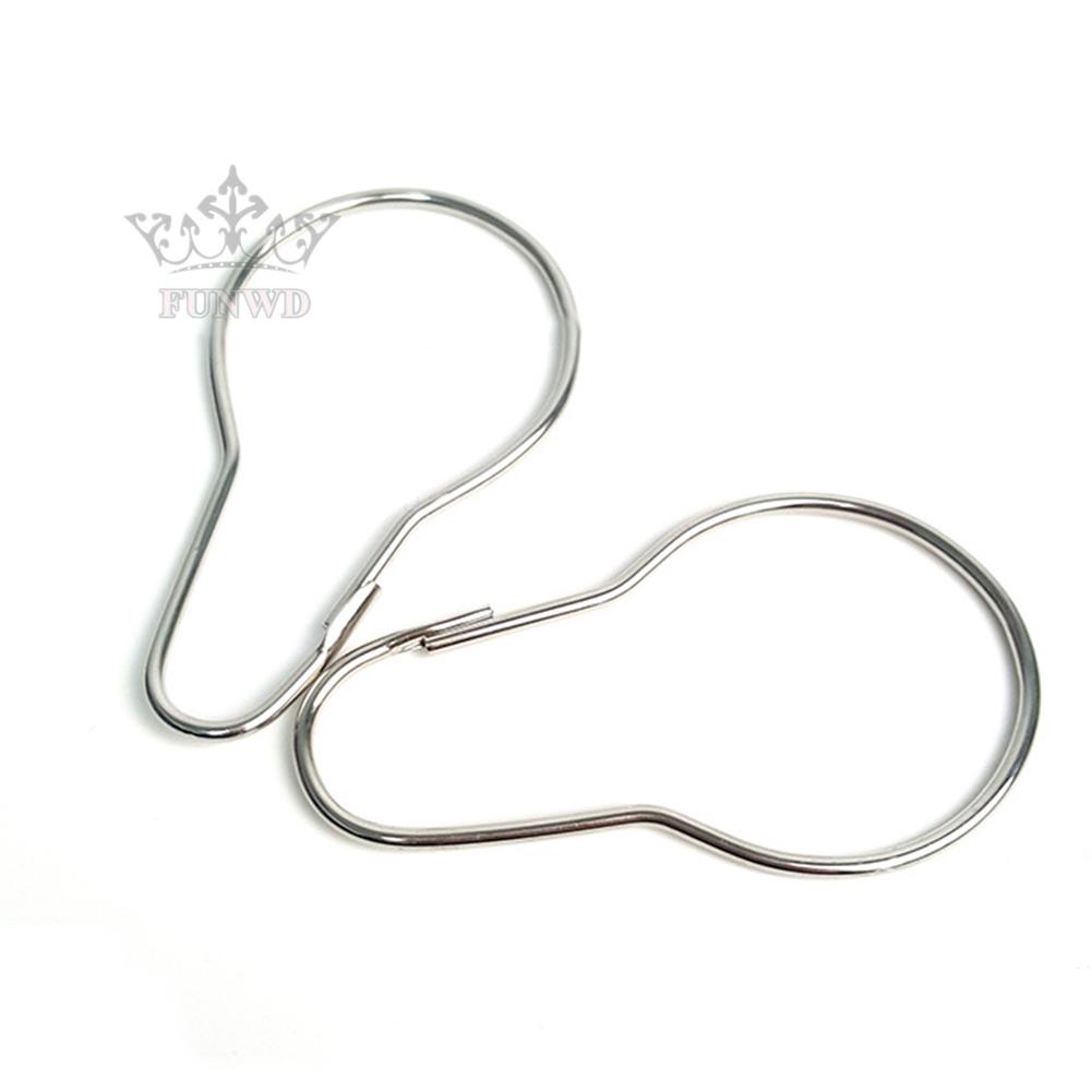 Bộ 12 Khoen Treo Rèm Nhà Tắm Bằng Thép Không Gỉ Tiện Dụng