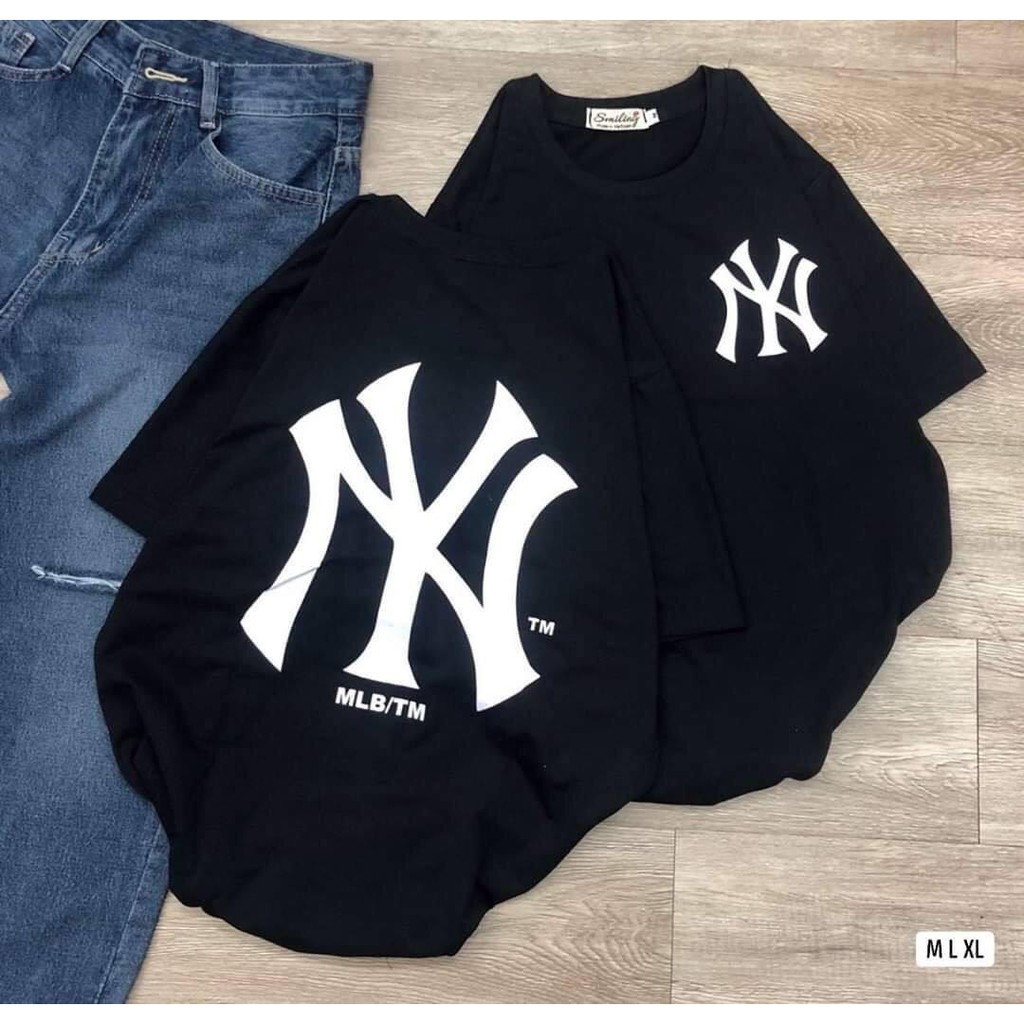 Áo thun tay lỡ NY ĐEN/TRẮNG ❤️/Nam nữ unisex | BigBuy360 - bigbuy360.vn