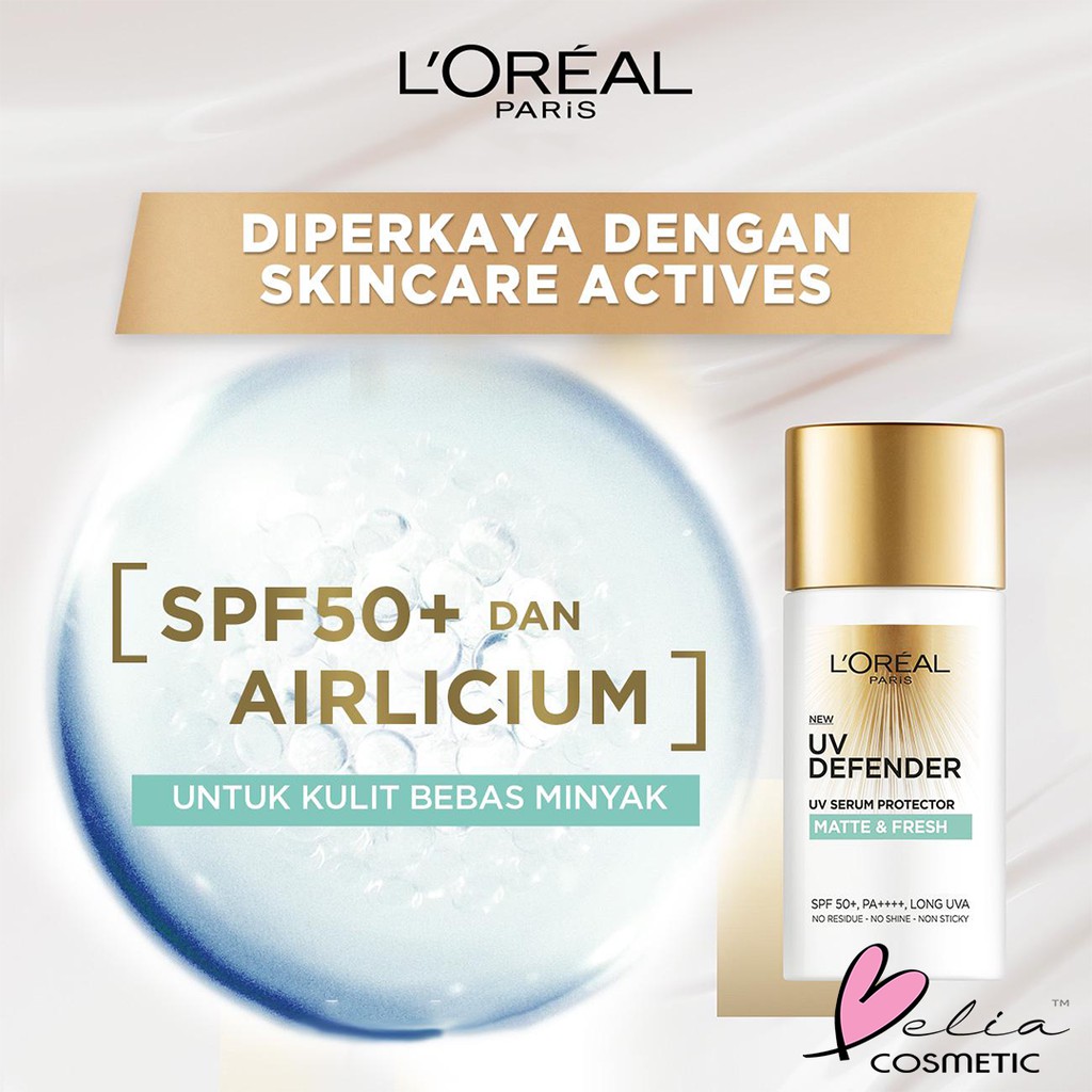 LOREAL L'OREAL (Hàng Mới Về) Serum Chống Nắng Belia L 'Oreal Uv 50ml Spf 50 + Pa + + + Dài Uva