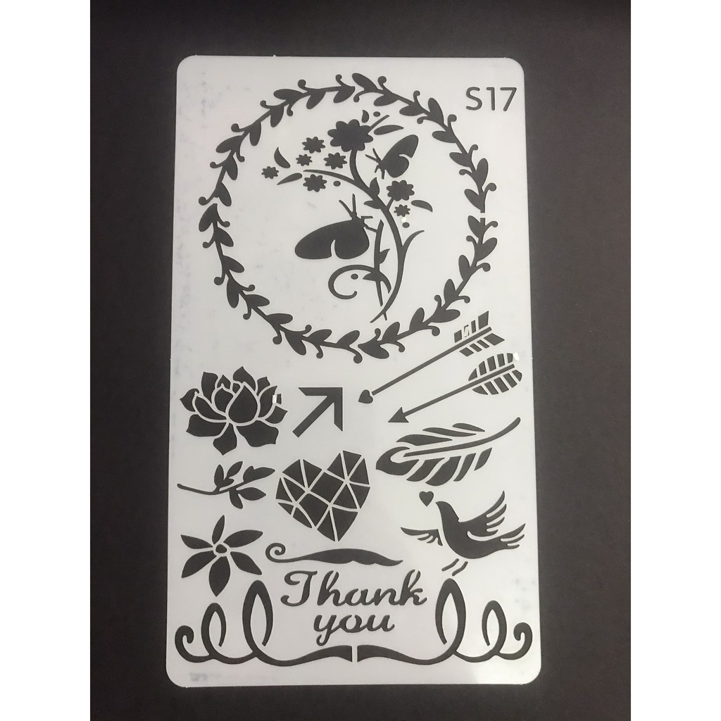 Pet Stencil - Khuôn hình trang trí, tạo nền