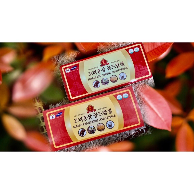 Viên Hồng sâm đông trùng nhung hươu linh chị Hàn Quốc 120 viên-Korean Red Ginseng Gold Capsule | BigBuy360 - bigbuy360.vn