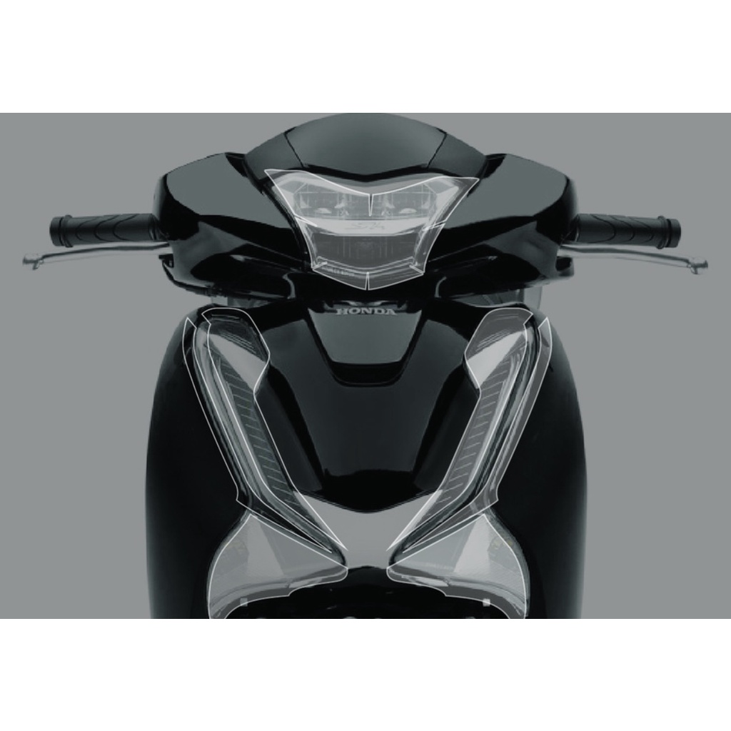 SH 2017-2019, PPF DECAL FILM DÁN CHOÁ ĐÈN XE SH 2017-2019, BẢO VỆ VÀ LÀM ĐẸP XE