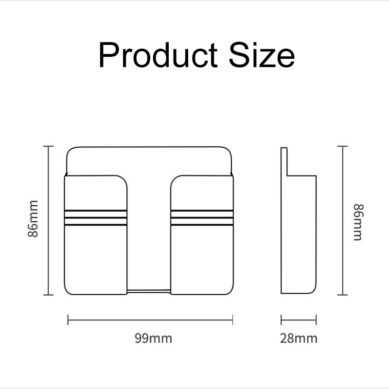 Giá Đỡ Điện Thoại Sạc Gắn Tường Thông Dụng Cho Phòng Ngủ