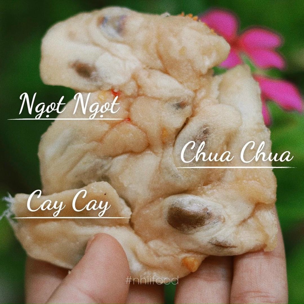 Mãng cầu sấy muối ớt chua cay sấy dẻo có kèm muối tôm - hộp 300g