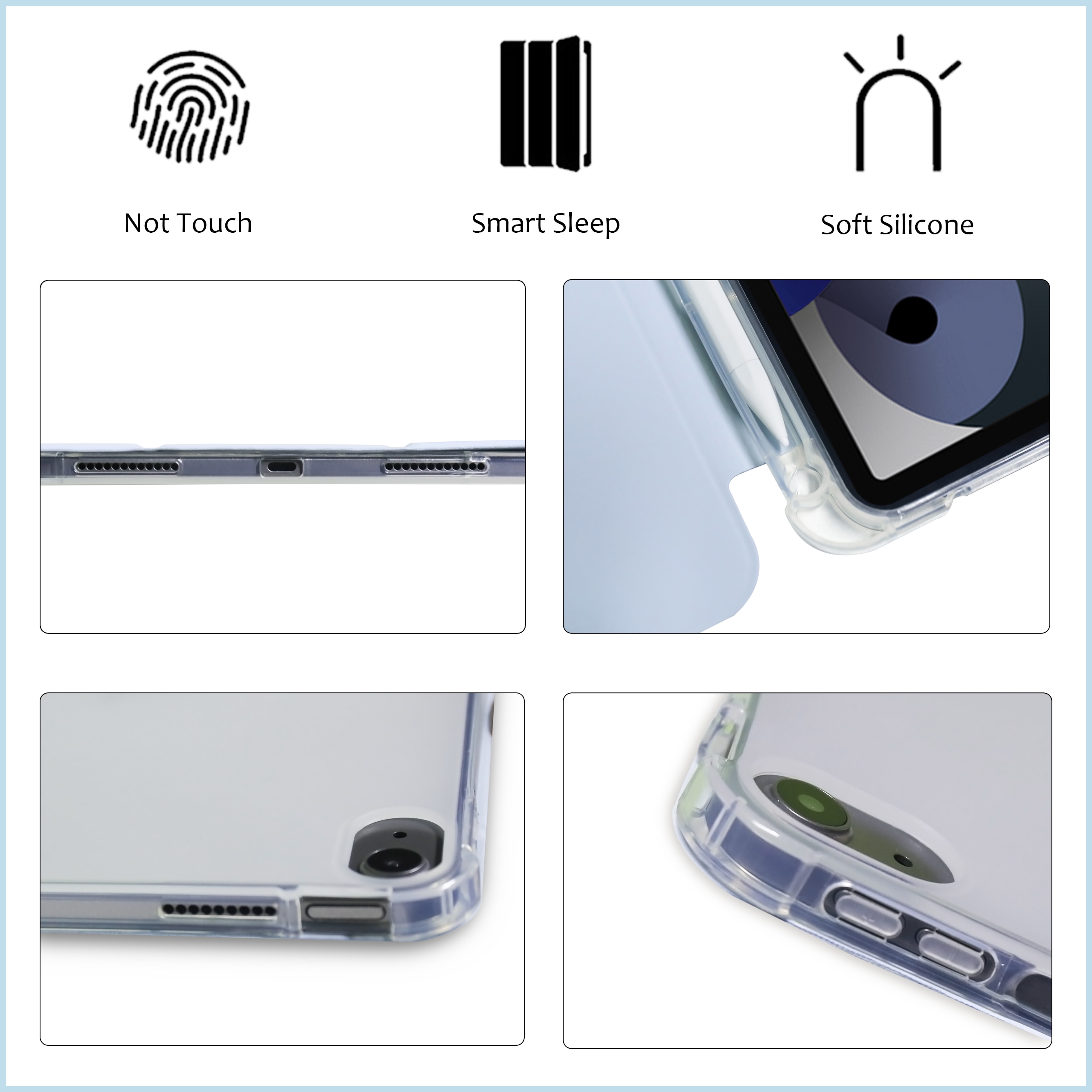 Bao Da Thời Trang Cho Ipad Air 4 Case 2021 M1 Ipad Pro 11 2020 Pro Ipad 10.2 Case 7th 8th Generation Case 10.5 Air 3 Mini 5 9.7 | BigBuy360 - bigbuy360.vn