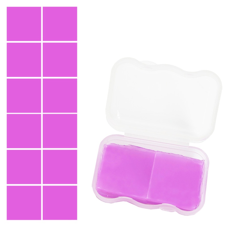 Set 12 Sáp Làm Tranh Đính Đá Nhiều Màu Kèm Hộp Đựng