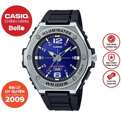 Đồng hồ nam dây nhựa Casio MWA-100H-2AVDF chính hãng bảo hành 1 năm Pin trọn đời