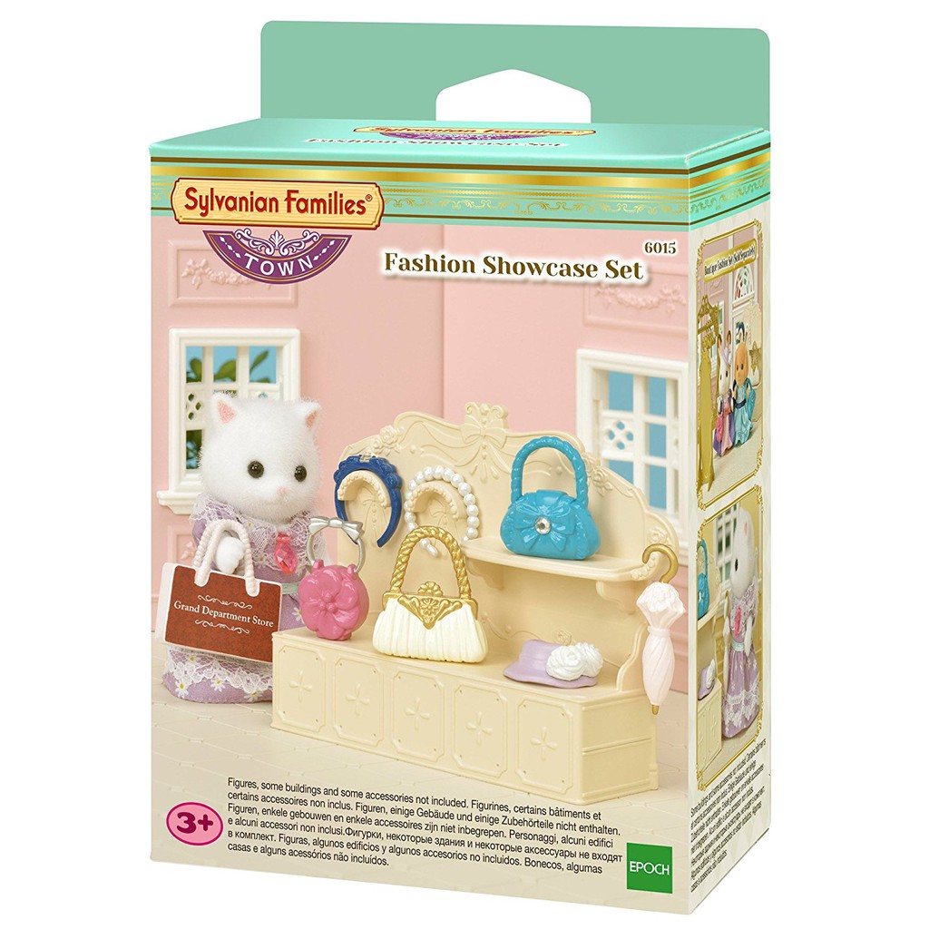 Đồ chơi nhà búp bê Sylvanian Families kệ trưng bày túi xách 6015